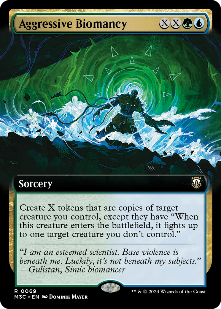 Aggressive Biomancy (Extended Art) [Modern Horizons 3 Commander] | Galaxy Games LLC