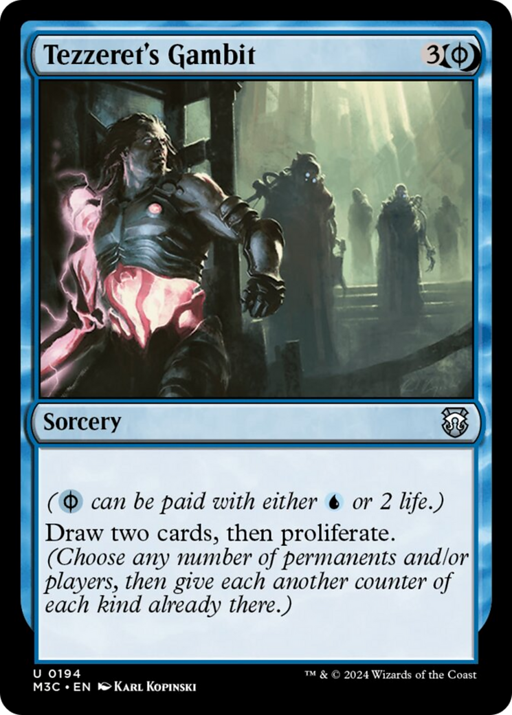 Tezzeret's Gambit [Modern Horizons 3 Commander] | Galaxy Games LLC