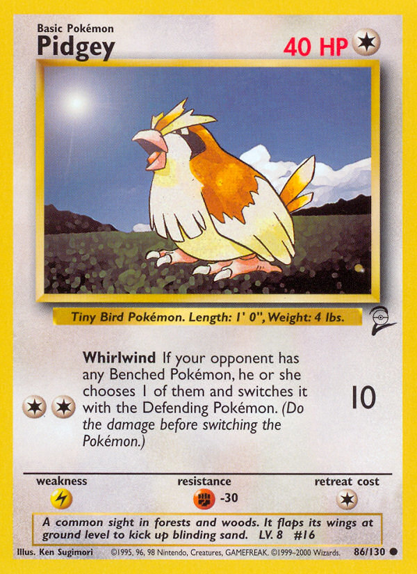 Pidgey (86/130) [Base Set 2] | Galaxy Games LLC