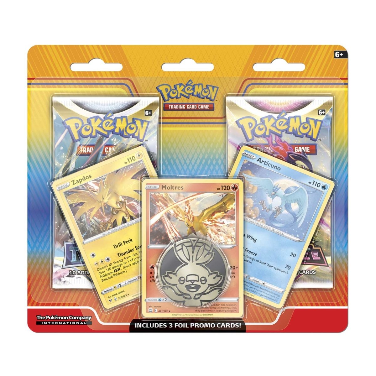 Enhanced 2-Pack Blister Pack [Articuno, Zapdos, & Moltres | Galaxy Games LLC