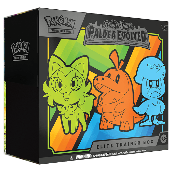 Pokémon TCG: Scarlet & Violet—Paldea Evolved Elite Trainer Box | Galaxy Games LLC