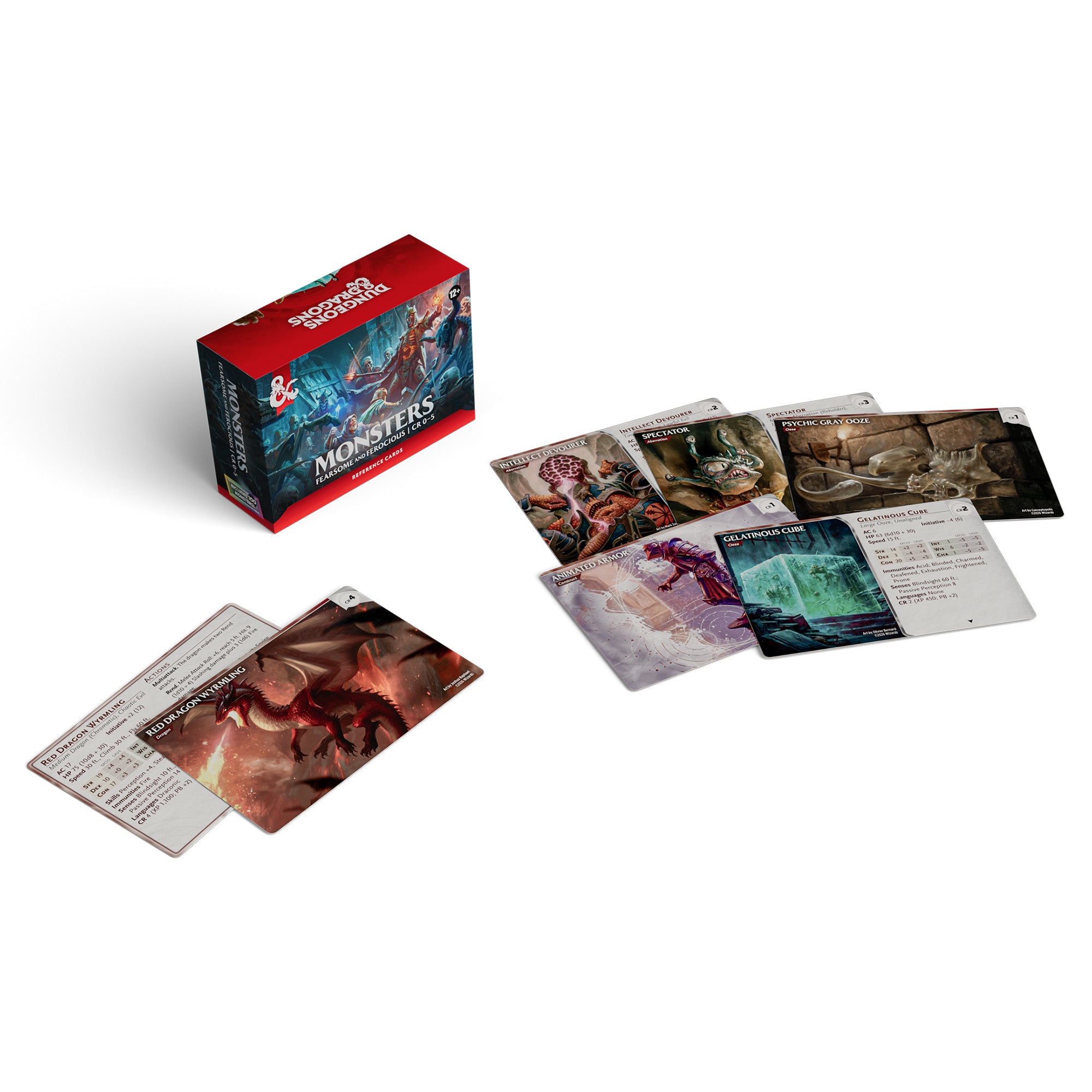 Dungeons & Dragons: Reference Cards Monsters: Fearsome and Ferocious D&D | Galaxy Games LLC