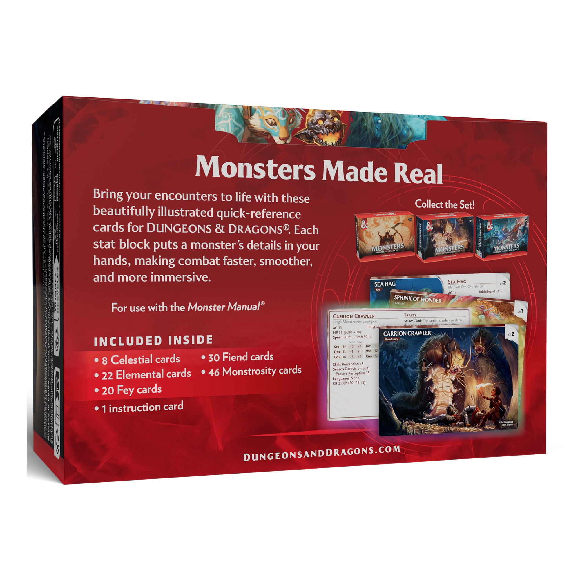 Dungeons & Dragons: Reference Cards Monsters: Mystical and Menacing D&D | Galaxy Games LLC