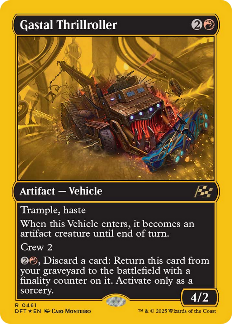 Gastal Thrillroller (First-Place Foil) [Aetherdrift] | Galaxy Games LLC