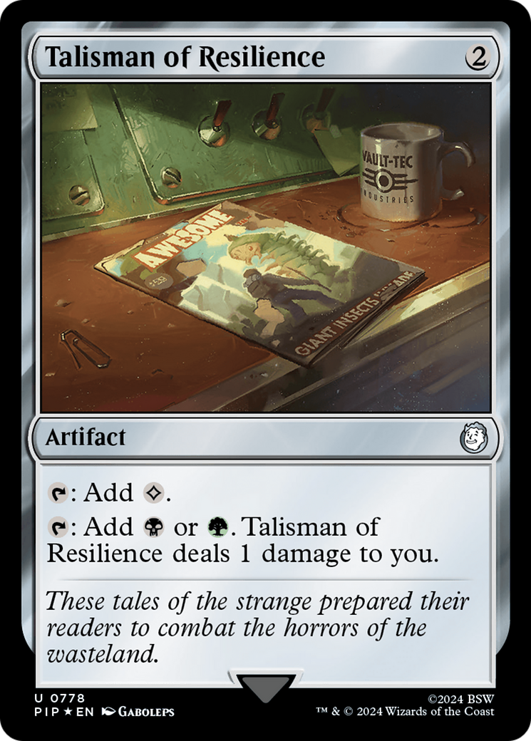 Talisman of Resilience (Surge Foil) [Fallout] | Galaxy Games LLC