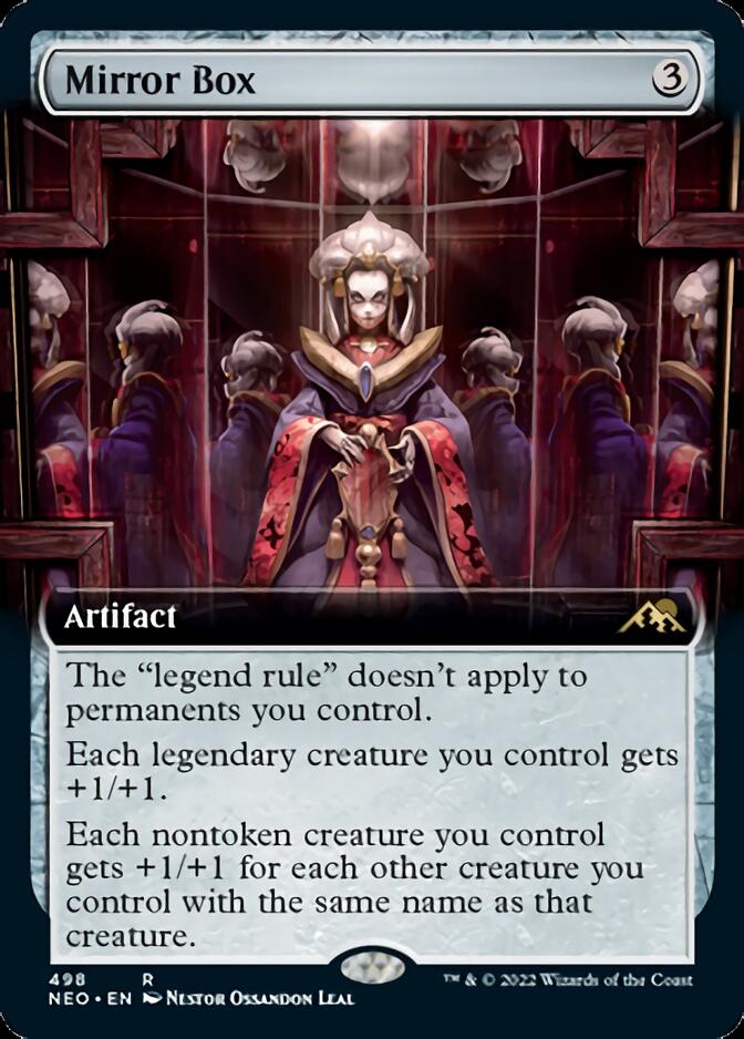 Mirror Box (Extended Art) [Kamigawa: Neon Dynasty] | Galaxy Games LLC