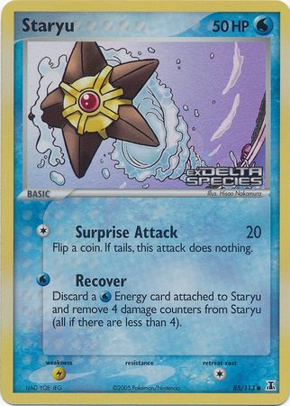 Staryu (85/113) (Stamped) [EX: Delta Species] | Galaxy Games LLC