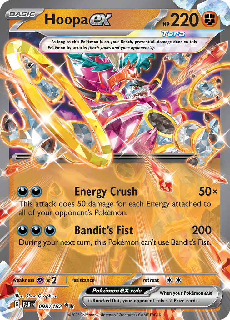 Hoopa ex (098/182) [Scarlet & Violet: Paradox Rift] | Galaxy Games LLC