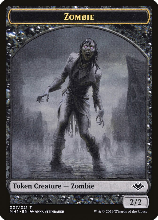Zombie (007) // Myr (019) Double-Sided Token [Modern Horizons Tokens] | Galaxy Games LLC