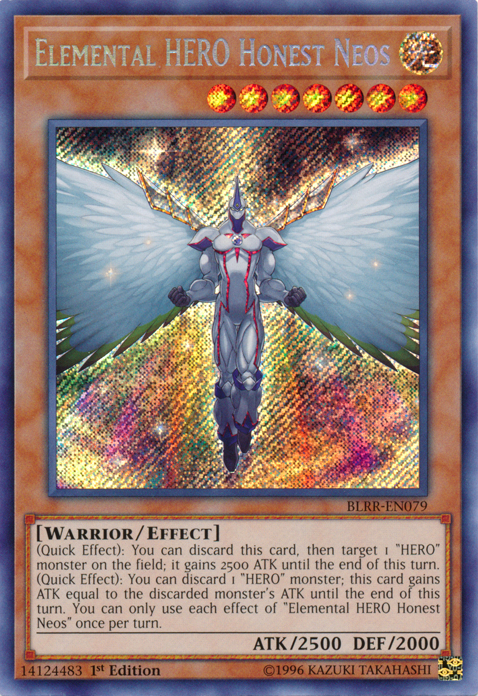 Elemental Hero Honest Neos [BLRR-EN079] Secret Rare | Galaxy Games LLC