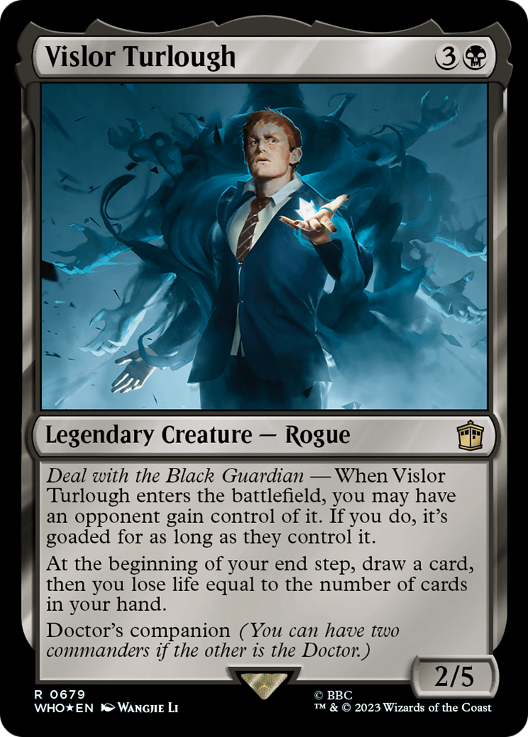 Vislor Turlough (Surge Foil) [Doctor Who] | Galaxy Games LLC