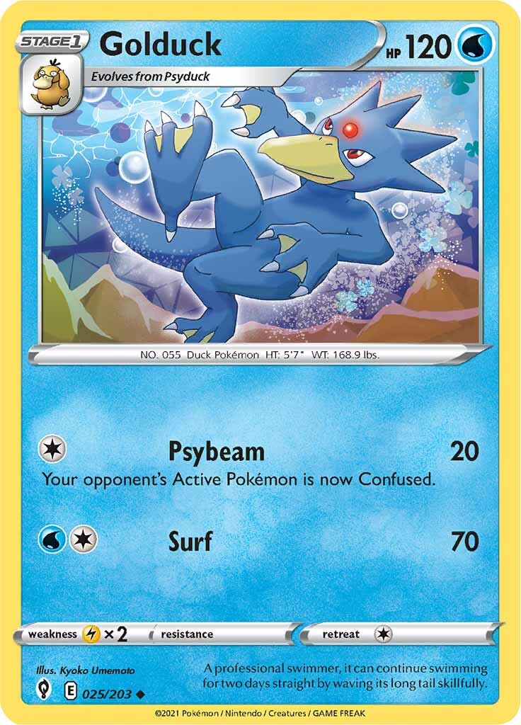 Golduck (025/203) [Sword & Shield: Evolving Skies] | Galaxy Games LLC