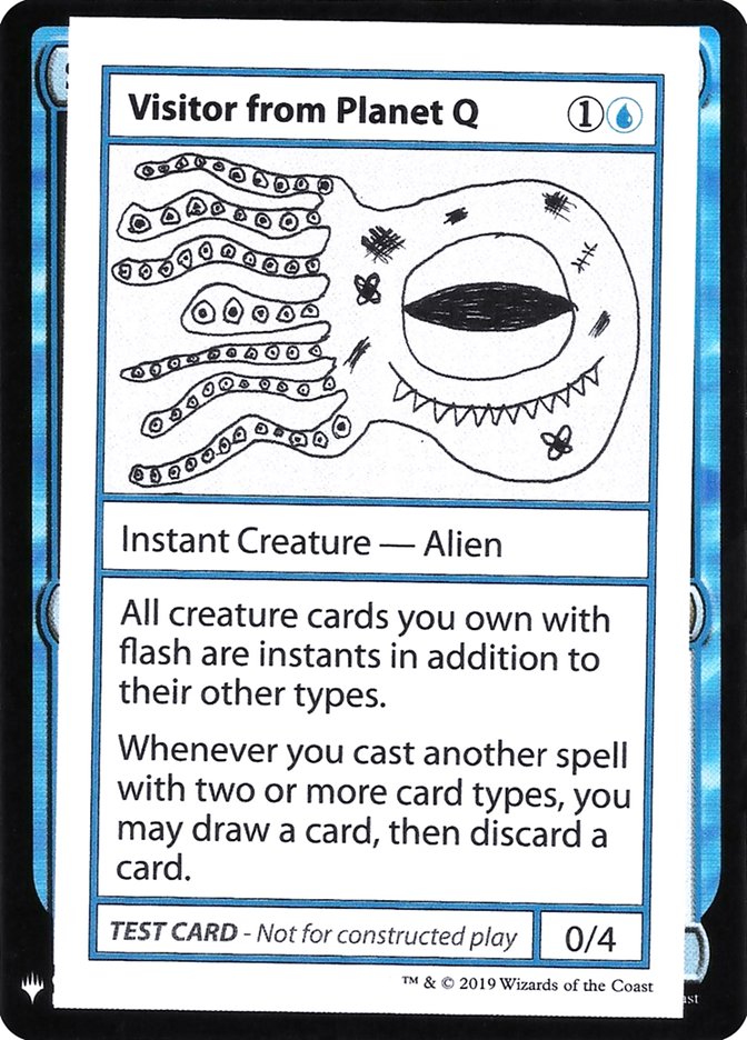 Visitor from Planet Q [Mystery Booster Playtest Cards] | Galaxy Games LLC