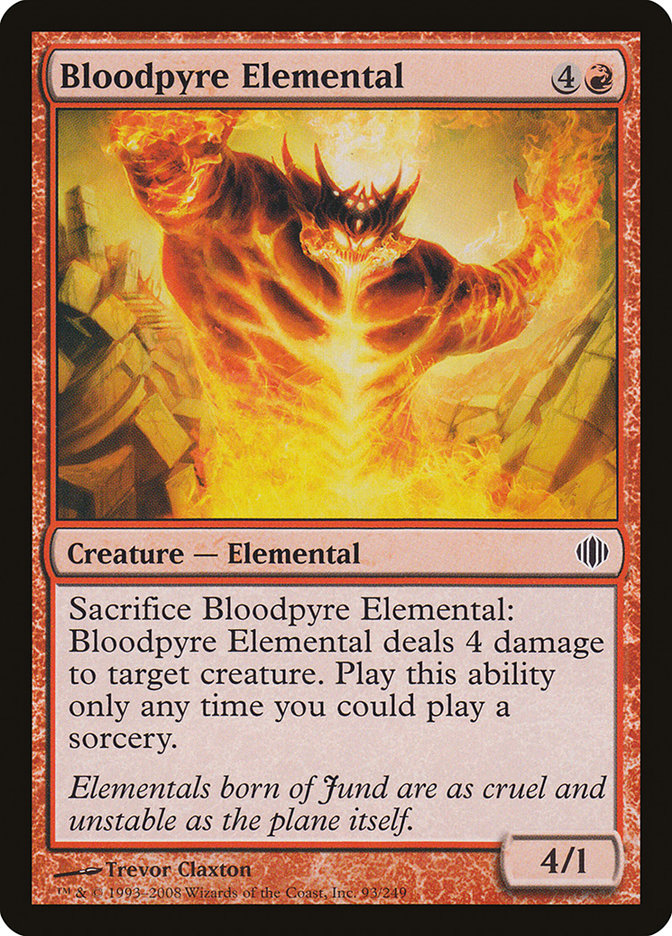 Bloodpyre Elemental [Shards of Alara] | Galaxy Games LLC
