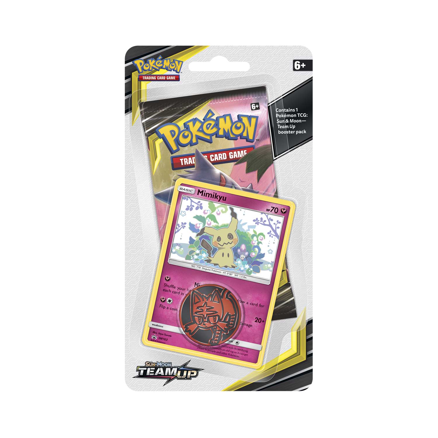 Sun & Moon: Team Up - Single Pack Blister (Mimikyu) | Galaxy Games LLC