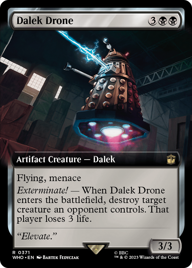 Dalek Drone (Extended Art) [Doctor Who] | Galaxy Games LLC