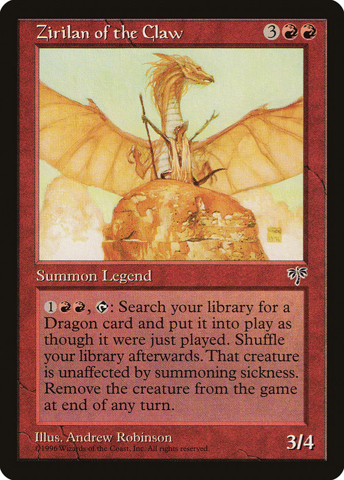 Zirilan of the Claw [Mirage] | Galaxy Games LLC