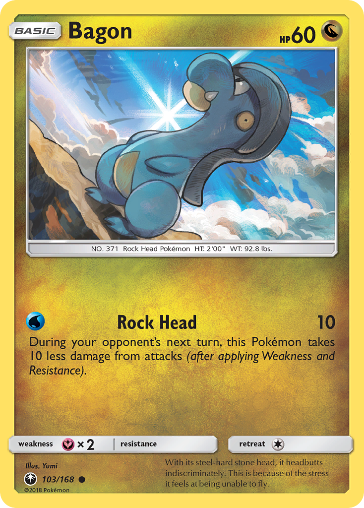Bagon (103/168) [Sun & Moon: Celestial Storm] | Galaxy Games LLC