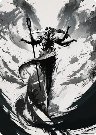 Atraxa, Grand Unifier 2 Art Card [Phyrexia: All Will Be One Art Series] | Galaxy Games LLC