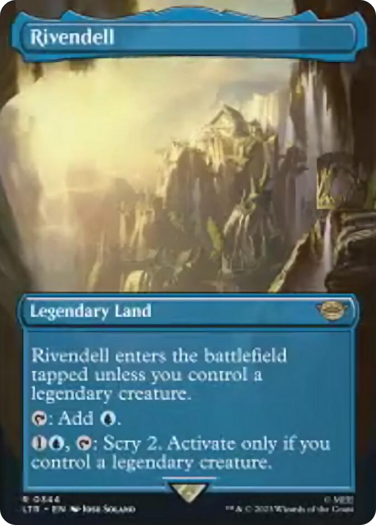 Rivendell (Borderless Alternate Art) [The Lord of the Rings: Tales of Middle-Earth] | Galaxy Games LLC