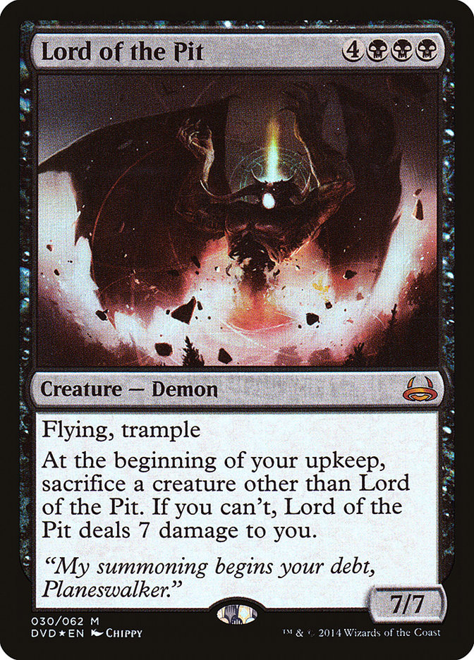 Lord of the Pit (Divine vs. Demonic) [Duel Decks Anthology] | Galaxy Games LLC