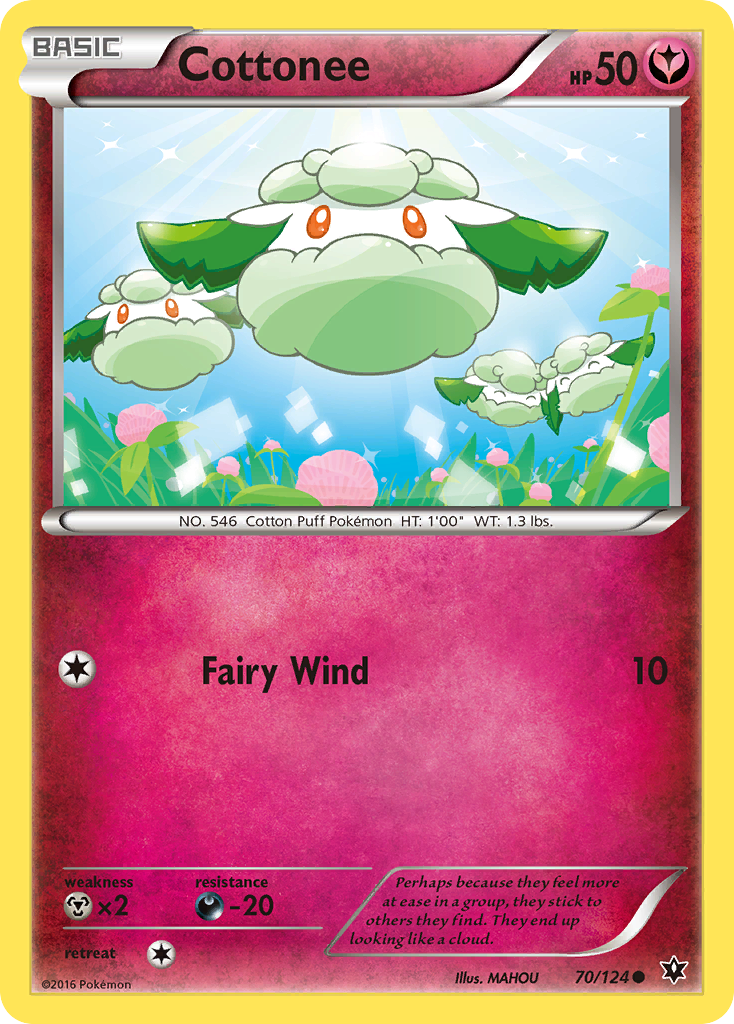 Cottonee (70/124) [XY: Fates Collide] | Galaxy Games LLC