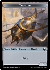 Aetherborn // Thopter Double-Sided Token [Modern Horizons 3 Commander Tokens] | Galaxy Games LLC