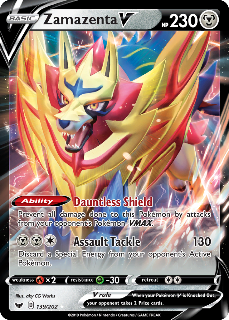 Zamazenta V (139/202) [Sword & Shield: Base Set] | Galaxy Games LLC