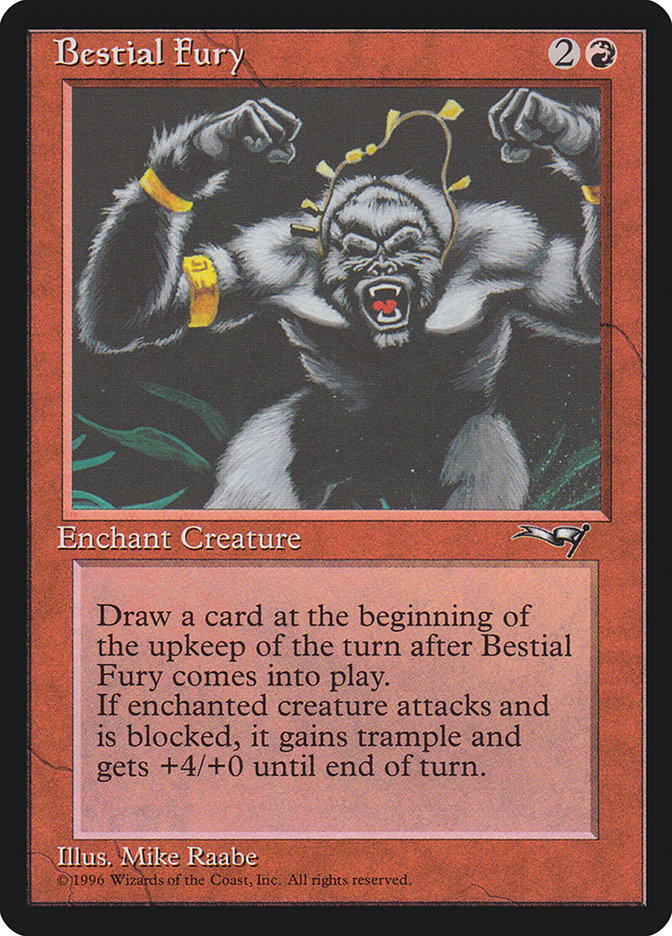 Bestial Fury (Fists Raised) [Alliances] | Galaxy Games LLC