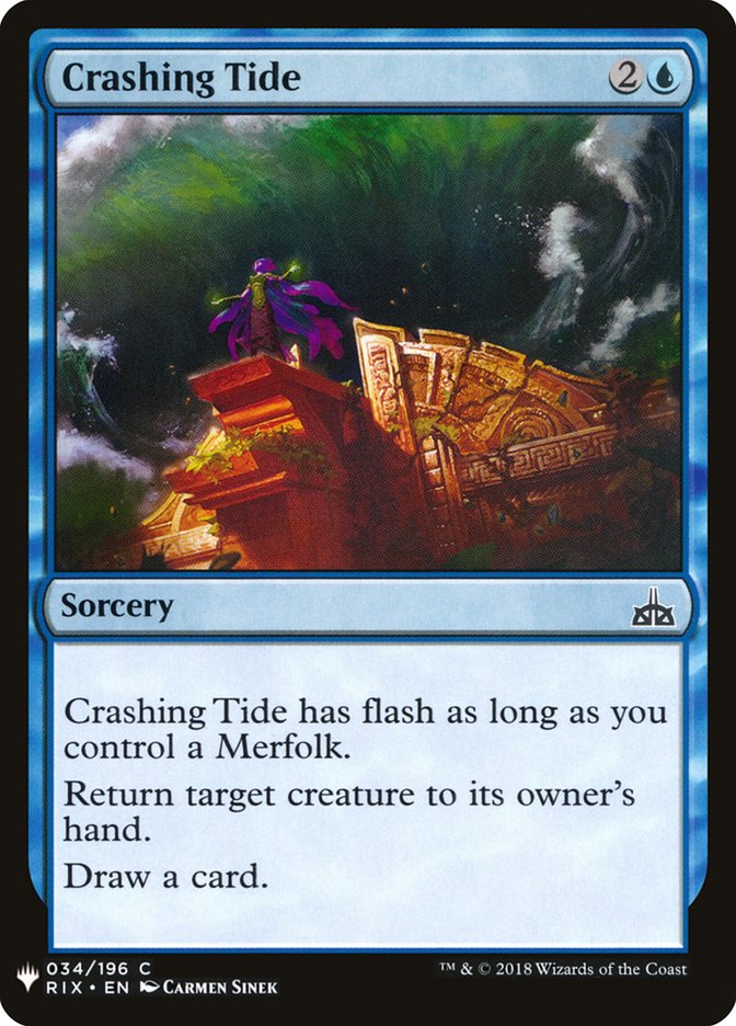 Crashing Tide [Mystery Booster] | Galaxy Games LLC