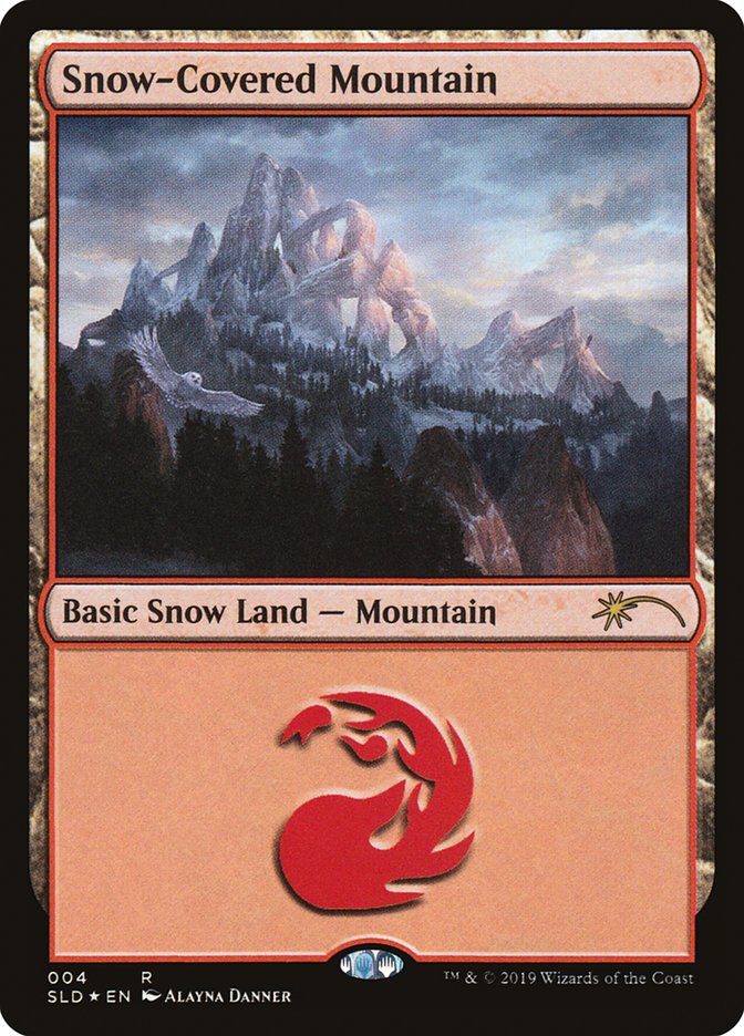 Snow-Covered Mountain (004) [Secret Lair Drop Series] | Galaxy Games LLC