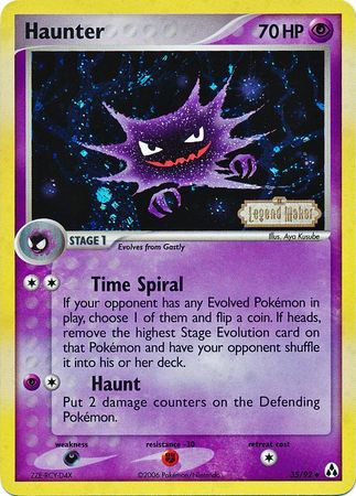 Haunter (35/92) (Stamped) [EX: Legend Maker] | Galaxy Games LLC