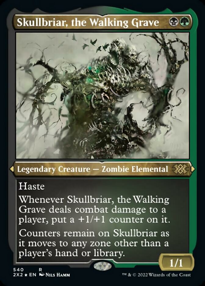 Skullbriar, the Walking Grave (Foil Etched) [Double Masters 2022] | Galaxy Games LLC