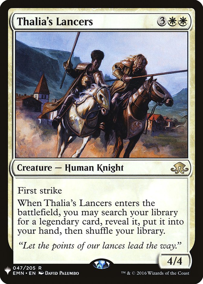 Thalia's Lancers [The List] | Galaxy Games LLC