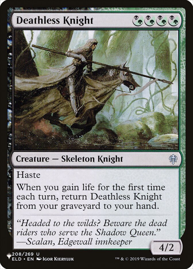 Deathless Knight [The List] | Galaxy Games LLC