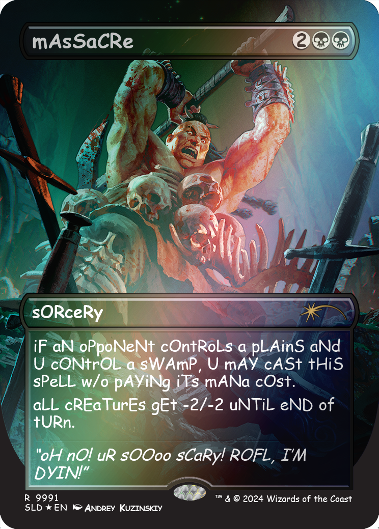 mAsSaCRe (Rainbow Foil) [Secret Lair Drop Series] | Galaxy Games LLC