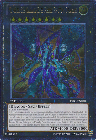 Number 62: Galaxy-Eyes Prime Photon Dragon [PRIO-EN040] Ultimate Rare | Galaxy Games LLC
