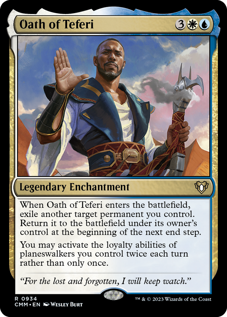 Oath of Teferi [Commander Masters] | Galaxy Games LLC