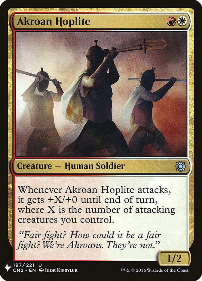 Akroan Hoplite [Mystery Booster] | Galaxy Games LLC