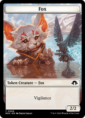 Phyrexian Germ // Fox Double-Sided Token [Modern Horizons 3 Tokens] | Galaxy Games LLC