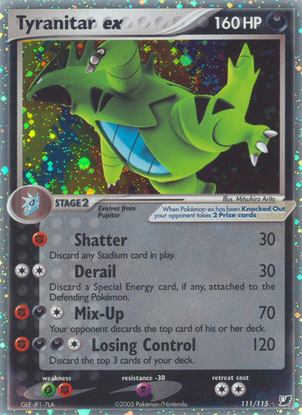 Tyranitar ex (111/115) [EX: Unseen Forces] | Galaxy Games LLC