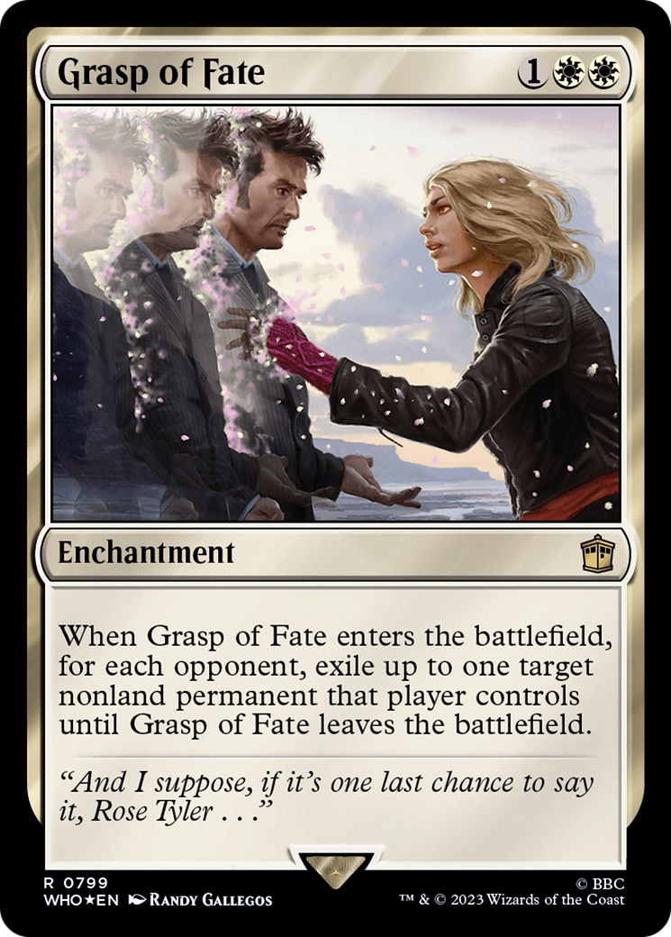 Grasp of Fate (Surge Foil) [Doctor Who] | Galaxy Games LLC