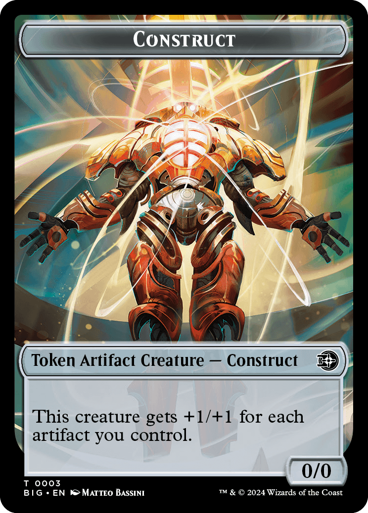 Construct // Plot Double-Sided Token [Outlaws of Thunder Junction Tokens] | Galaxy Games LLC