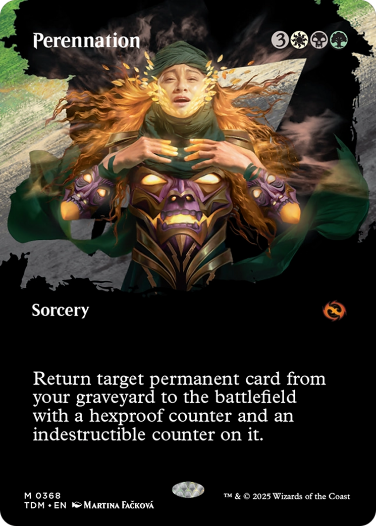 Perennation (Borderless) [Tarkir: Dragonstorm] | Galaxy Games LLC