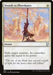 Swords to Plowshares [Phyrexia: All Will Be One Commander] | Galaxy Games LLC