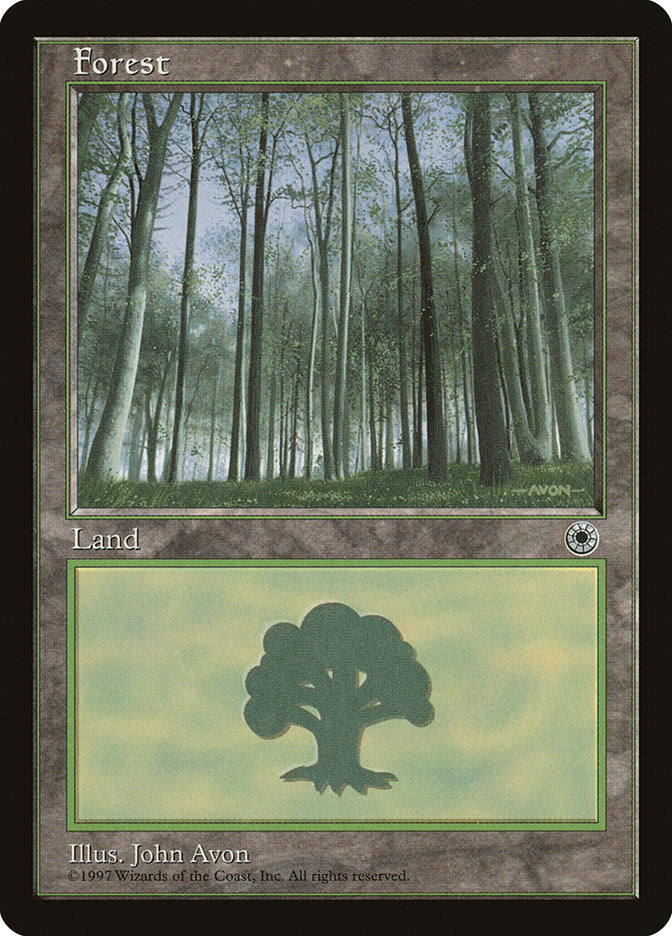 Forest (Green Signature with White Bark Trees) [Portal] | Galaxy Games LLC