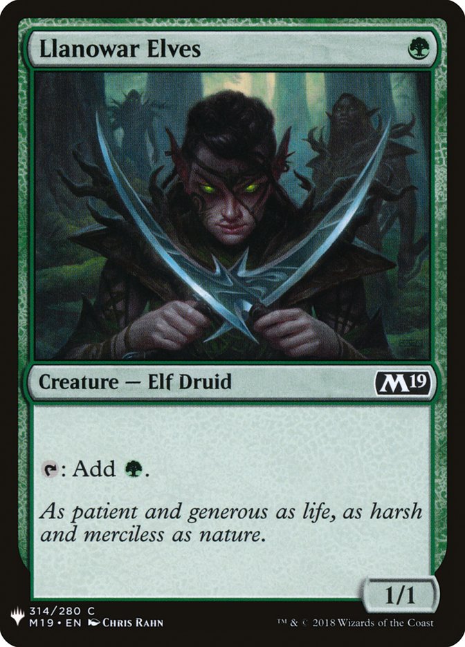 Llanowar Elves [Mystery Booster] | Galaxy Games LLC