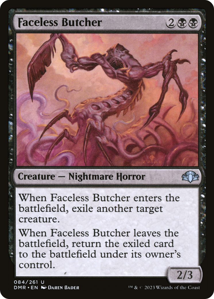 Faceless Butcher [Dominaria Remastered] | Galaxy Games LLC