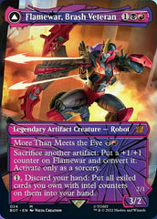 Flamewar, Brash Veteran // Flamewar, Streetwise Operative (Shattered Glass) [Transformers] | Galaxy Games LLC