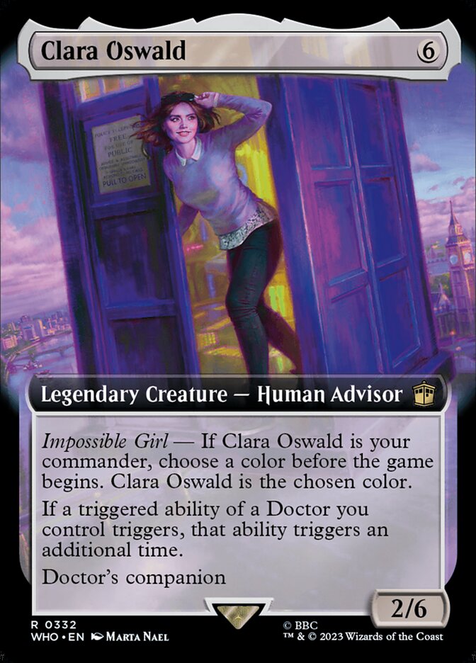 Clara Oswald (Extended Art) [Doctor Who] | Galaxy Games LLC